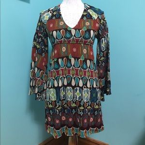 NWOT Judith March Boho bell sleeve dress